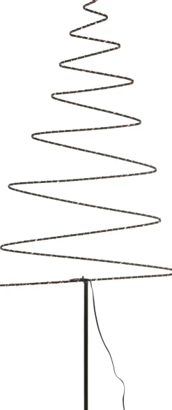 Anna's Collection tuinsteker kerstboom met verlichting 33 x 103 cm
