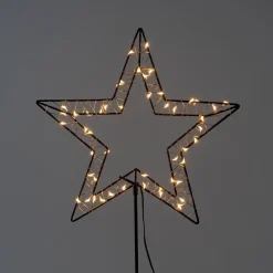 Anna's Collection tuinsteker ster met verlichting 100 cm