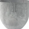 Artstone bloempot Bola D 28 H 24 cm grijs