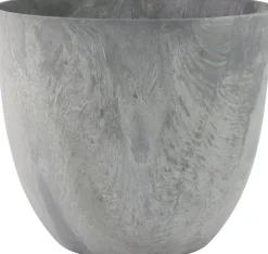 Artstone bloempot Bola D 38 H 33 cm grijs