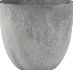 Artstone bloempot Bola D 45 H 38 cm grijs