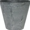 Artstone bloempot Claire D22 H20 cm grijs