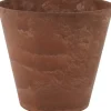 Artstone bloempot Claire D 27 H 24 cm bruin