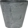 Artstone bloempot Claire D27 H24 cm grijs