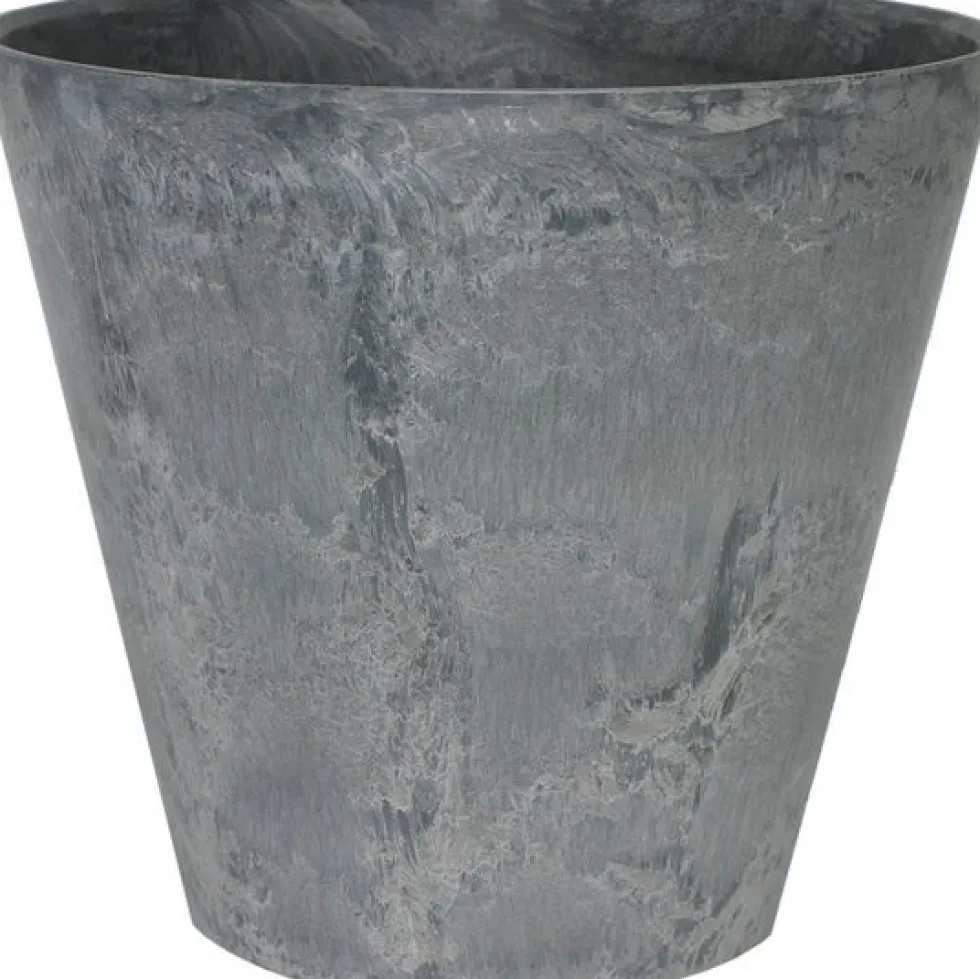 Artstone bloempot Claire D27 H24 cm grijs