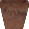 Artstone bloempot Ella 20 x 20 x 20 cm bruin