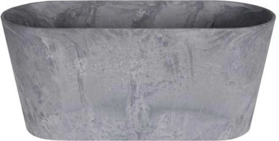 Artstone plantenbak Claire 38 x 16 x 17 cm grijs