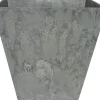 Artstone plantenbak Ella 20 x 20 cm grijs