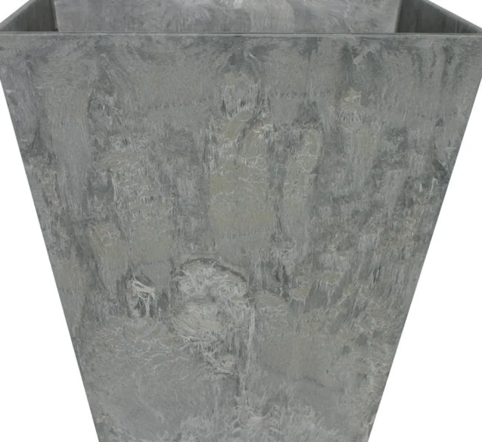 Artstone plantenbak Ella 30 x 30 cm grijs
