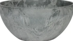Artstone plantenschaal Fiona D 25 H 12 cm grijs