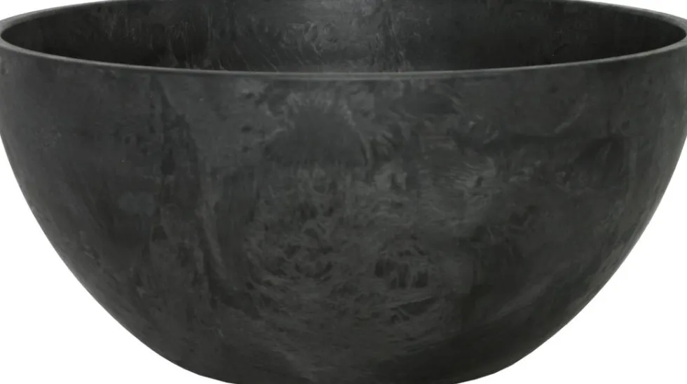 Artstone plantenschaal Fiona D31 H15 cm zwart