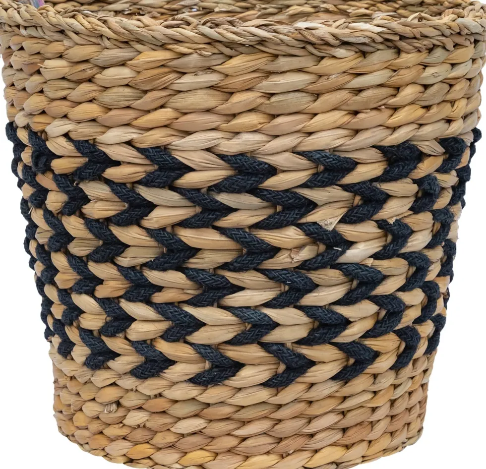 Beautanic Lifestyle mand Medasi zwart D 30 H 36 cm
