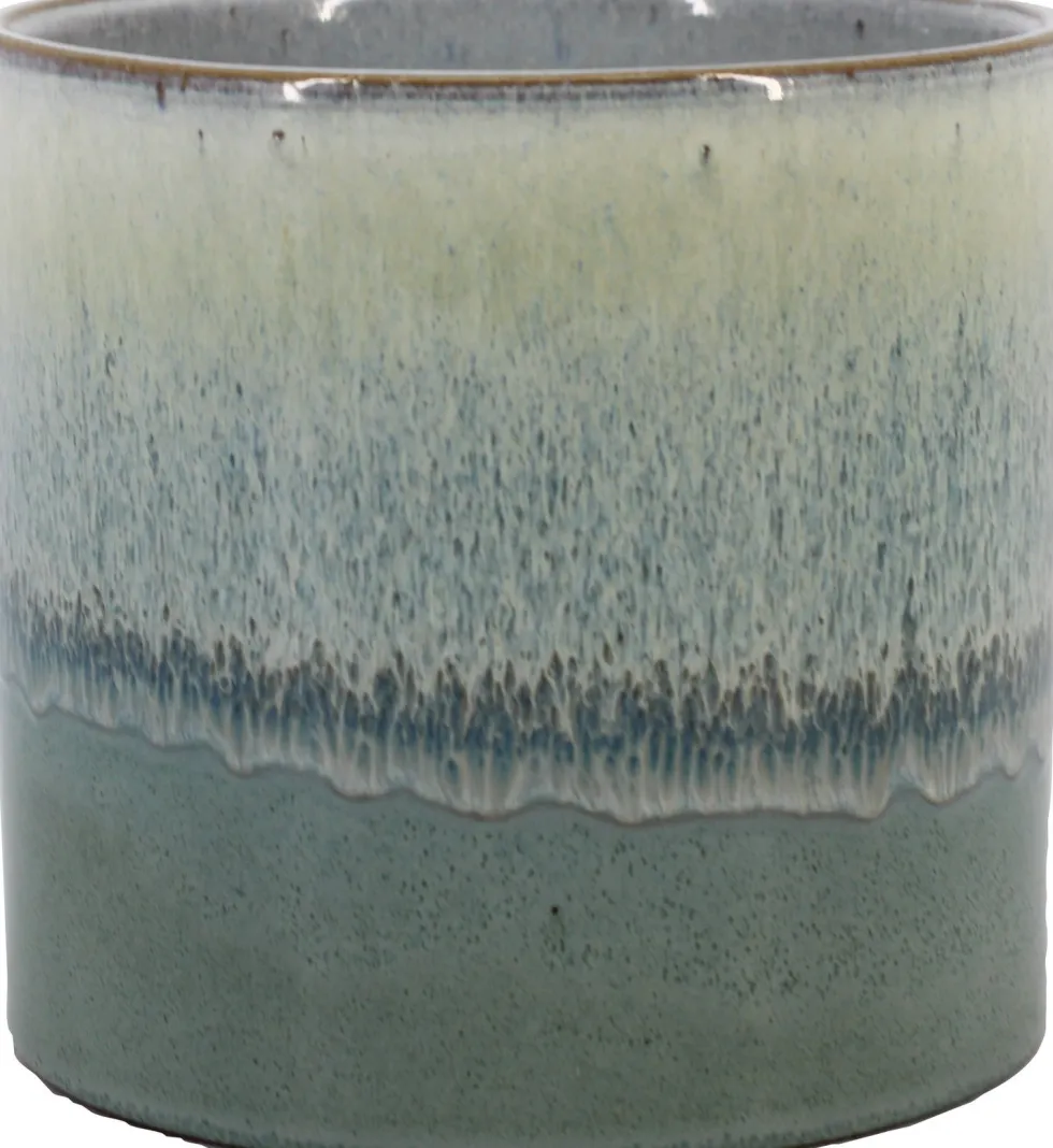 Bela Arte bloempot Alice blauw D 23,5 H 22,5 cm