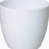 Bela Arte bloempot Boule D 7,5 H 6 cm wit