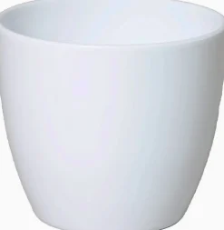 Bela Arte bloempot Boule D 7,5 H 6 cm wit