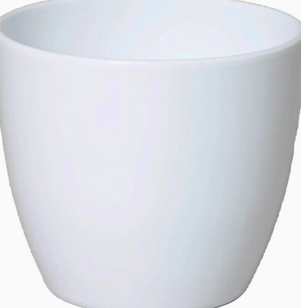 Bela Arte bloempot Boule D 7,5 H 6 cm wit