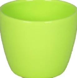 Bela Arte bloempot Boule D 7,5 H 6 cm lime groen