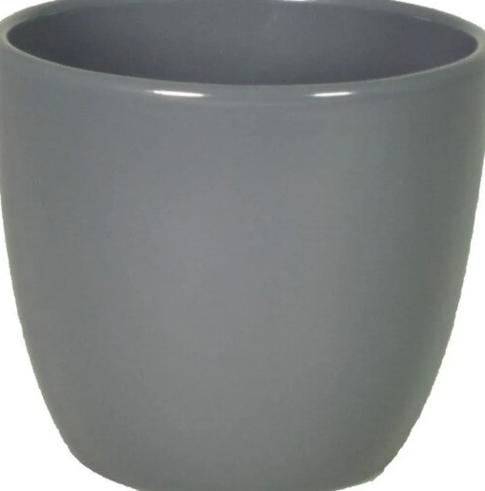 Bela Arte bloempot Boule D 7,5 H 6 cm steengrijs