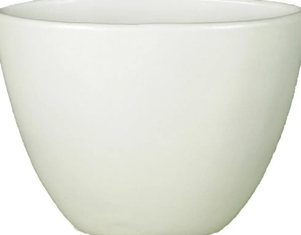 Bela Arte bloempot Dick 37 x 15,5 x 27 cm wit