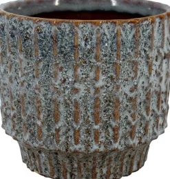 Bela Arte bloempot Echo blauw D 10,8 H 9 cm