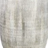 Bela Arte bloempot Kiran crème / groen D 22 H 40 cm