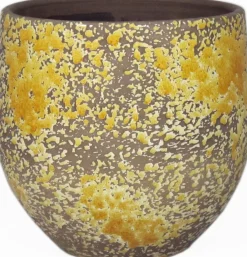 Bela Arte bloempot Luuk oker D 17 H 16 cm