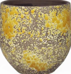 Bela Arte bloempot Luuk oker D 20 H 20 cm