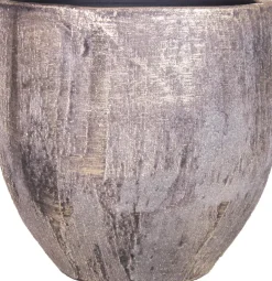 Bela Arte bloempot Madeira goud / grijs D 17 H 16 cm