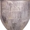 Bela Arte bloempot Madeira goud / grijs D 28 H 28 cm