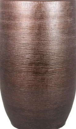 Bela Arte bloempot Mira koper D 32 H 50 cm