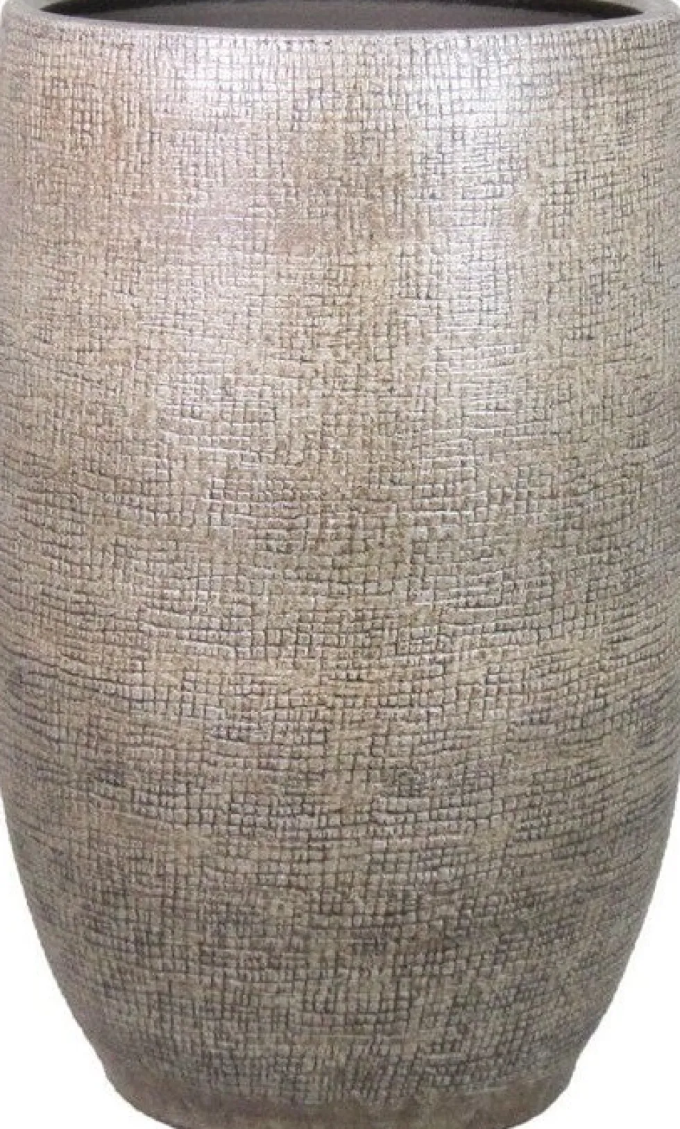 Bela Arte bloempot Mira taupe D 32 H 50 cm