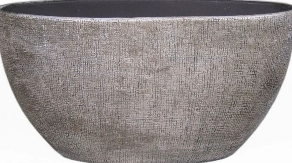 Bela Arte bloempot Mira taupe 49 x 20 x 25 cm