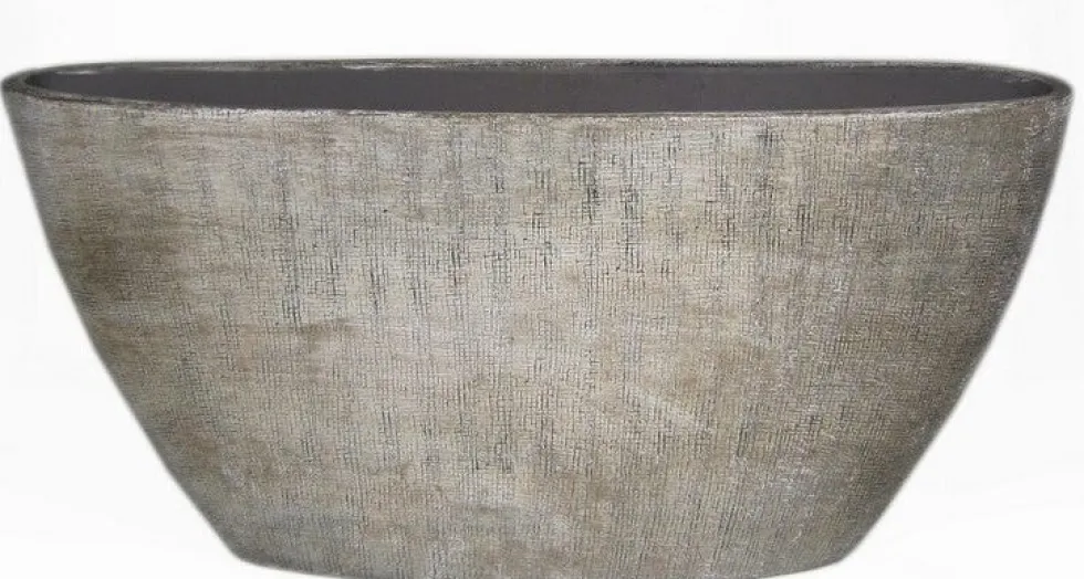 Bela Arte bloempot Mira taupe 73 x 17 x 36 cm