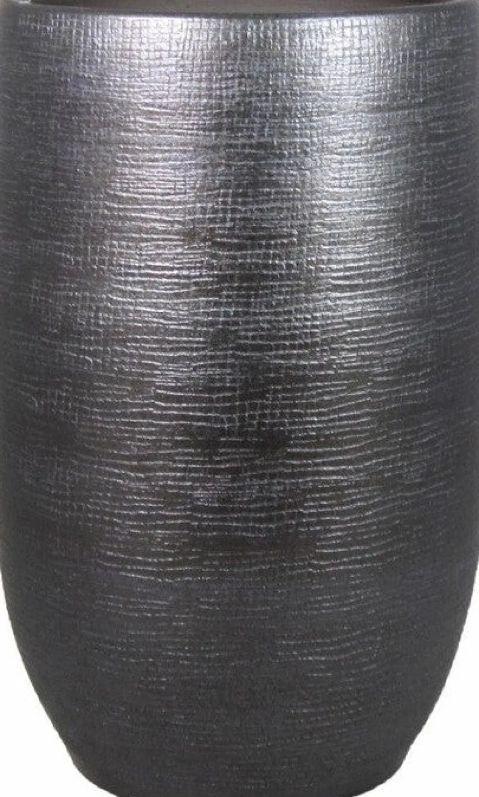 Bela Arte bloempot Mira zilver D 26 H 40 cm