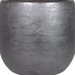 Bela Arte bloempot Mira zwart D 29 H 27 cm