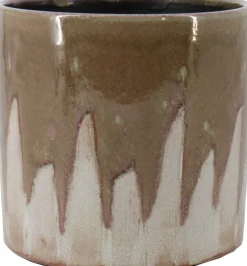 Bela Arte bloempot Porches bruin D 14 H 14 cm