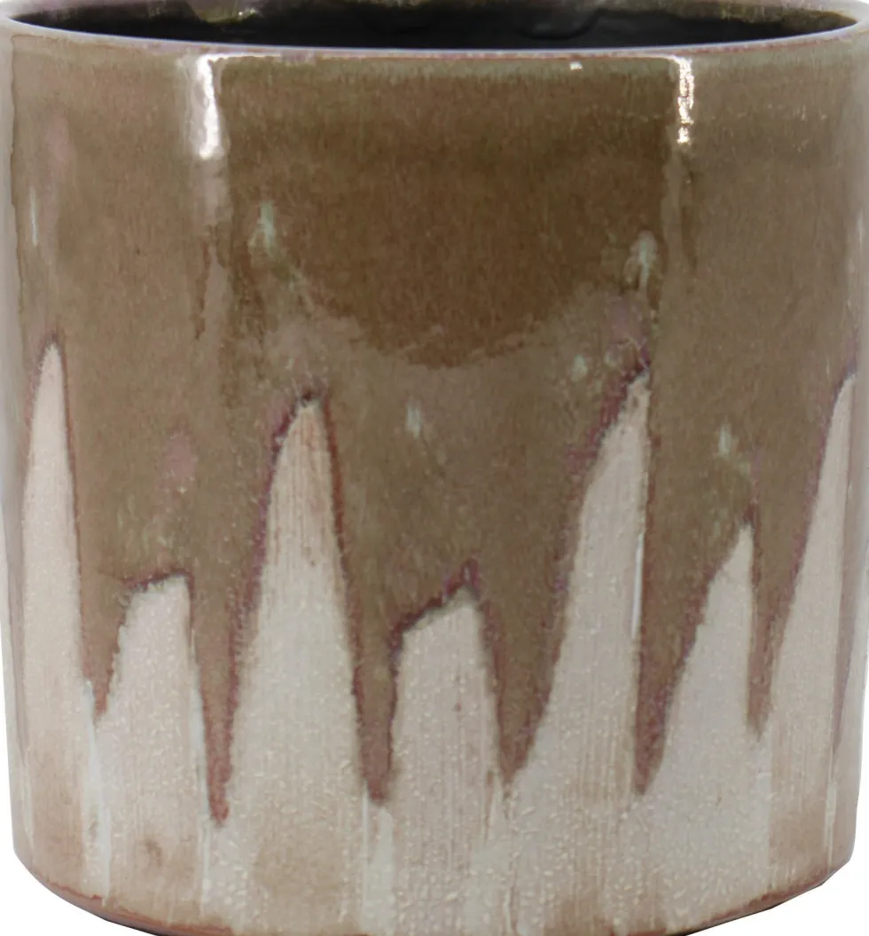 Bela Arte bloempot Porches bruin D 14 H 14 cm