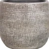 Bela Arte muur bloempot Mira grijs D 16 H 14 cm