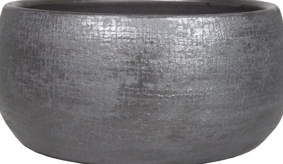 Bela Arte plantenschaal Mira zwart D 29 H 14 cm