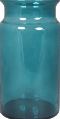 Bela Arte vaas Melkbus blauw / groen D 16 H 29 cm