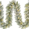 Black Box guirlande Nagoya besneeuwd met 40 lampjes warm wit 270 cm