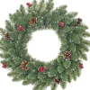 Black Box kerstkrans Creston D 45 cm groen