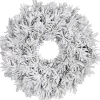 Black Box kerstkrans Dinsmore D 60 cm wit