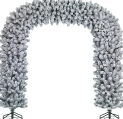 Black Box kunstkerstboom Arch besneeuwd L 240 D 40 cm