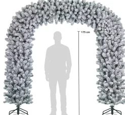 Black Box kunstkerstboom Arch besneeuwd L 240 D 40 cm