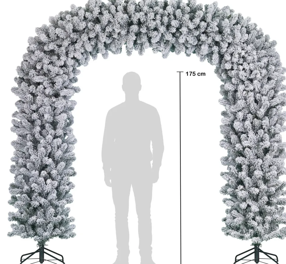 Black Box kunstkerstboom Arch besneeuwd L 240 D 40 cm