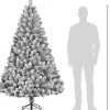 Black Box kunstkerstboom Charlton besneeuwd met 280 lampjes warm wit D 115 H 185 cm