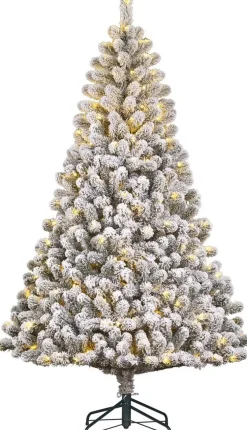 Black Box kunstkerstboom Charlton besneeuwd met 280 lampjes warm wit D 115 H 185 cm