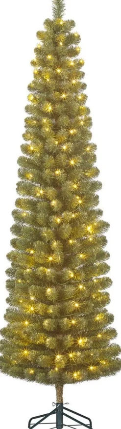 Black Box kunstkerstboom Charlton met 120 lampjes warm wit D 53 H 185 cm