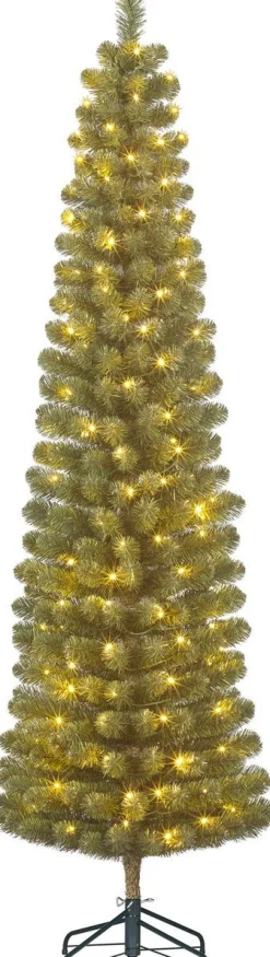 Black Box kunstkerstboom Charlton met 160 lampjes warm wit D 56 H 215 cm